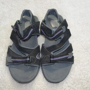 Dr Scholls Naveen III Strap Sandals Flats Leather Straps Size 10